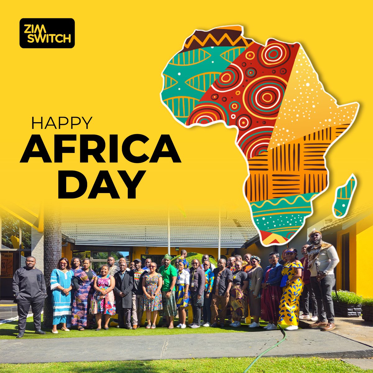 Celebrating unity and diversity on this Africa Day!  Together, we honor the rich cultures and vibrant spirit of our continent.
 #AfricaDay2025
#ZimSwitch