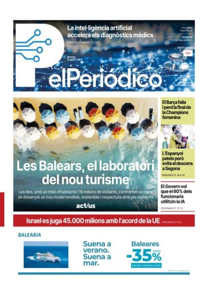 Fent el resum de premsa per l'informatiu matí d' <a href="/IB3radio/">IB3 Ràdio</a> ens hem trobat aquest protagonisme balear a la portada del diari català <a href="/elperiodico/">El Periódico</a>