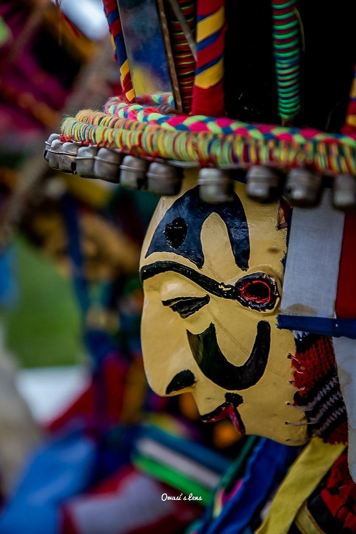 Face of Agbagommuo masquerade 2025.