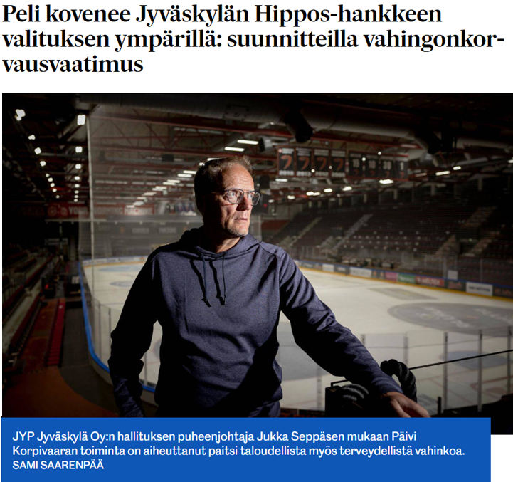 PaiviKorpivaara's tweet photo. SLAPP-uhkauksilla pyritään vaientamaan yhteiskunnan epäkohtien esiintuojat. Hippos-sijoittajat uhkaavat miljoonien eurojen vahingonkorvausvaatimuksella.
Miksi Keskisuomalainen-lehti toimii SLAPP-uhkauksen äänitorvena @VPKangaskorpi ? #KSML #PeruTilaus
https://t.co/UCx8jBbaIb https://t.co/1kn6C0MpSX
