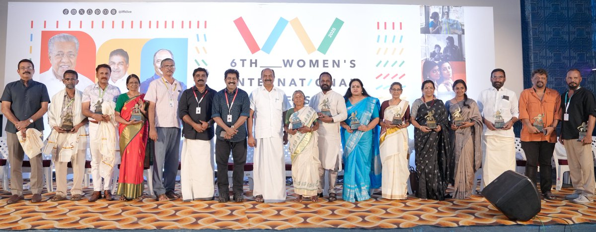 Kerala Finance Min Shri K. N. Balagopal honoured 13 film artistes and technicians from Kottarakkara at 6th #WIFF. Minister Balagopal, expressed pride in the achievements of these individuals and emphasized the state's commitment to supporting the arts and culture.
#WIFF2025