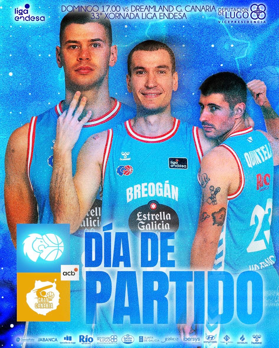 Río Breogán (@cbbreogan) on Twitter photo Bo día!
Hoxe xoga o Río Breogán!
⏰ 17:00h.
📍 #FogarDoBreogán
🆚 <a href="/GranCanariaCB/">Dreamland Gran Canaria</a>
📺 Movistar
#ForzaBreo Bo día!
Hoxe xoga o Río Breogán!
⏰ 17:00h.
📍 #FogarDoBreogán
🆚 <a href="/GranCanariaCB/">Dreamland Gran Canaria</a>
📺 Movistar
#ForzaBreo