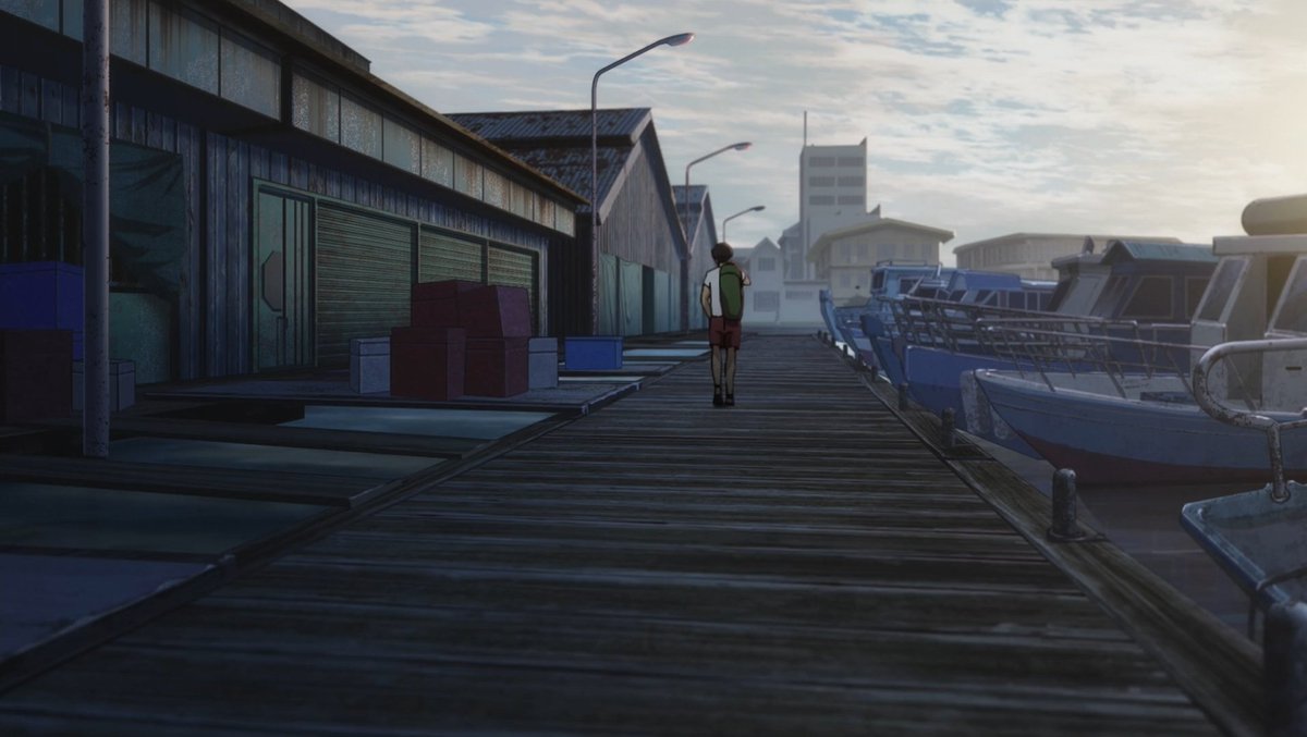 tachikomatose's tweet photo. from an anime called Lazarus. post-sea level rise maldives. https://t.co/1OVCtMgbIr