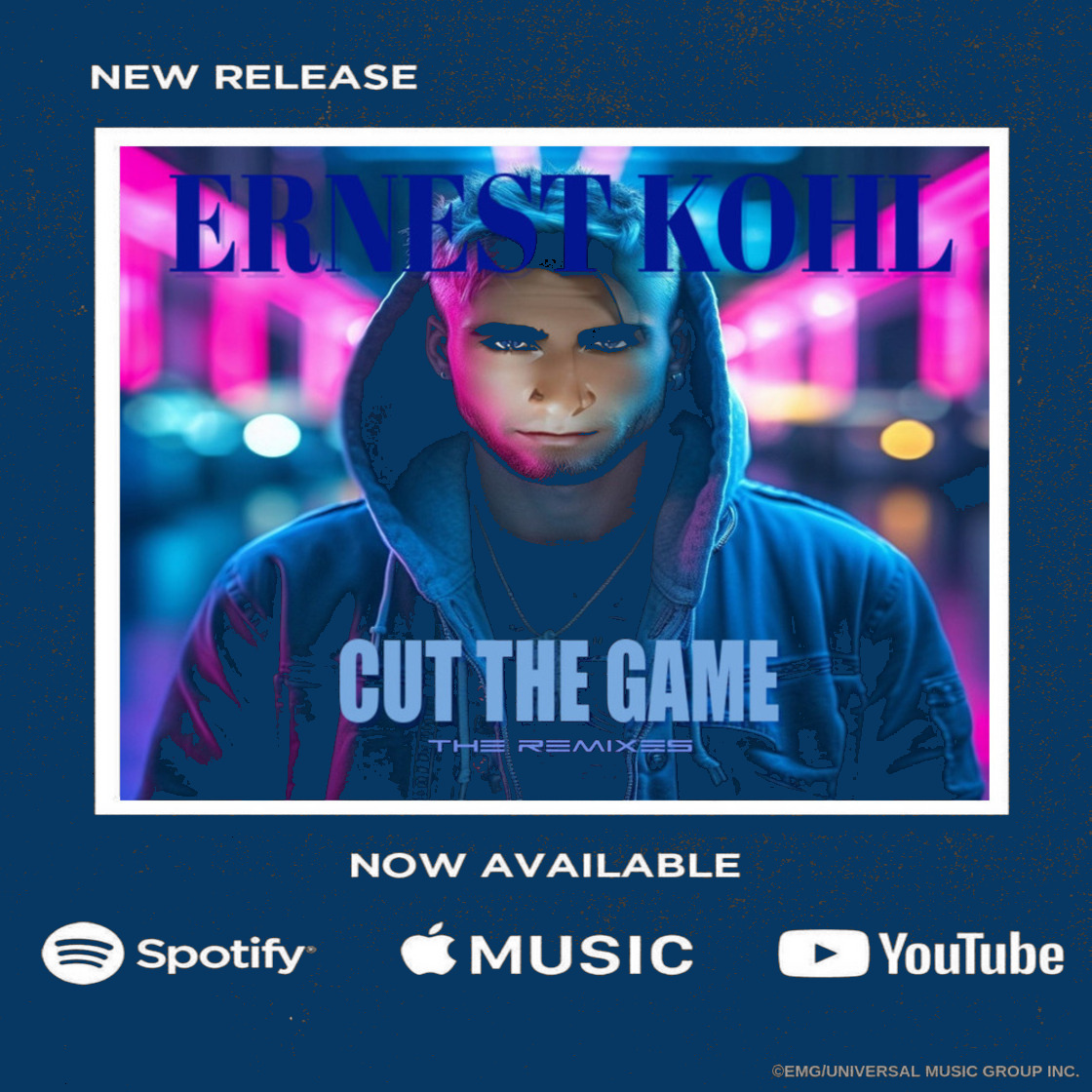 EMGMusicINC's tweet image. Stream The Brand New Smash #1Hit Maxi-Single:             ERNEST KOHL-CUT THE GAME (THE REMIXES)                   Feat. 35 New Remixes!!!
At iTunes:apple.co/3RJPq0o Spotify:spoti.fi/3GCei7Z        YouTube:tinyurl.com/mtvcxpuw
#1Hit #HiNRG #EDM #DanceMusic #Italo