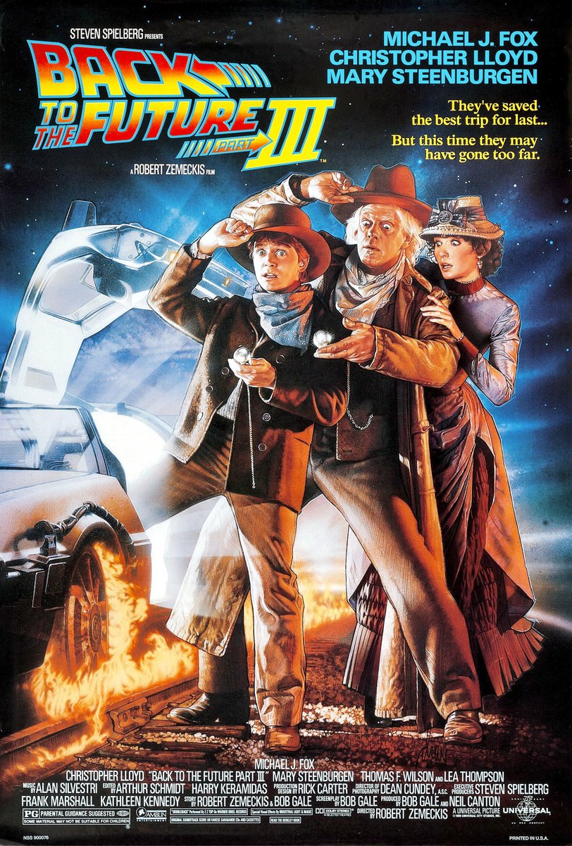 UntitledJunk's tweet image. Happy 35th Anniversary to Back to the Future: Part III! 🥳🎉

#BackToTheFuturePartIII #JamesTolkan #MattClark #ElisabethShue @flea333 #RickCarter #DeanCundey #ArthurSchmidt #HarryKeramidas @ZZTop #StevenSpielberg #NeilCanton #BobGale #RobertZemeckis #BackToTheFuture #Universal