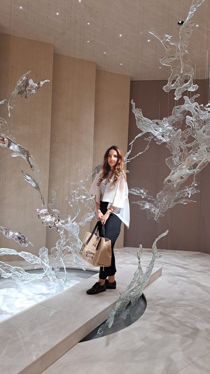 AnaDApuzzo's tweet image. At the Milan Design Week 2025 with ComeSack - recycled rice bag 🌿 #ecodesign #Japan