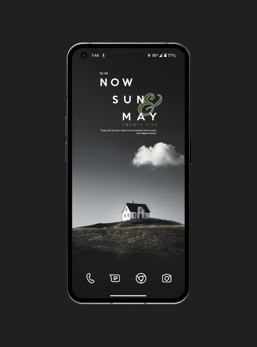 shaile279's tweet photo. Calm Night 
Wall &amp; Widgets By @wigebox 
Icons From @GrabsterStudios
#Homescreen #Setupsunday #Dark
#Minimal #KWGT https://t.co/cbhUaoIXSs