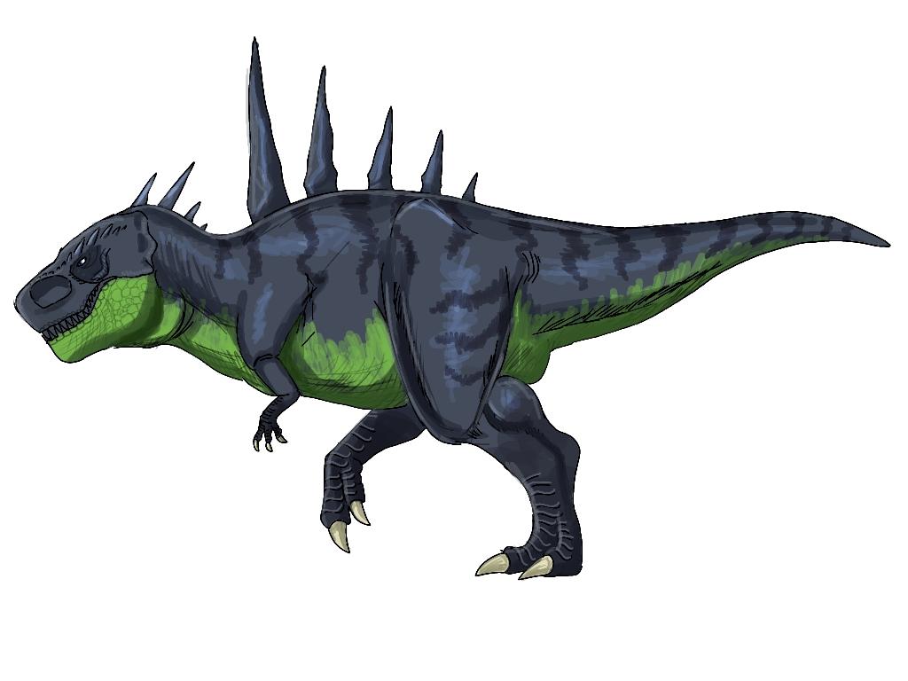 突然恐竜描きたくなったので カセキホリダーのアルティスピナクス