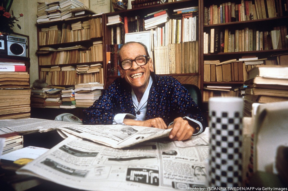 “If the urge to write should ever leave me, I want that day to be my last.”
- Nobel Prize laureate Naguib Mahfouz.

Mahfouz began writing when he was seventeen and was awarded the 1988 Nobel Prize in Literature when he was 76.

Read more: bit.ly/3mLugDm