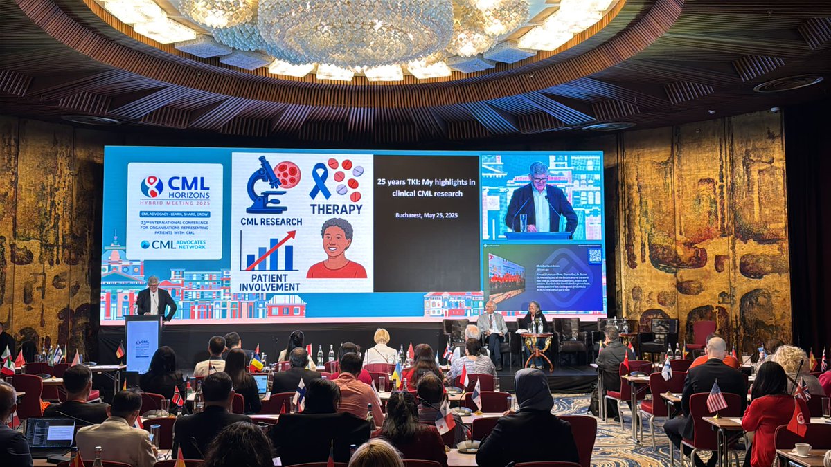 Day 3 at #CMLHZ25: introducing Dr Hochhaus, after receiving last night de CMLAN price. It is last day, but for sure, plenty of great sessions. THANKS @cmlan!!! 
It was a pleasure to meet so nice "relatives" from the  CML family!!!