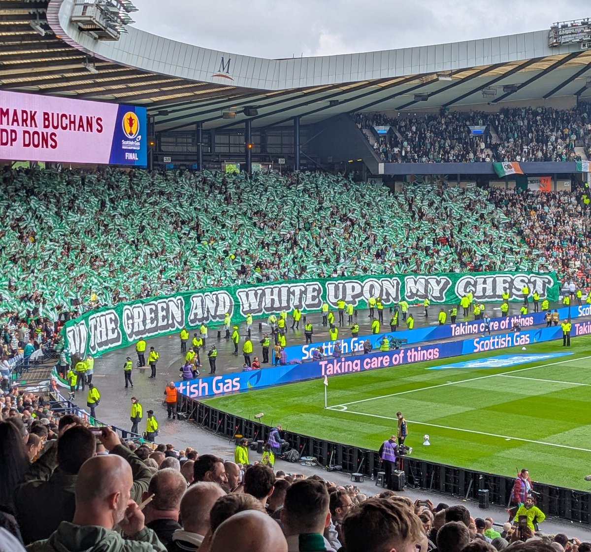 Fair play to Aberdeen, they deserved that cup win yesterday. Me, I'll enjoy my summer and we'll go again next season. Trebles don't come easy...