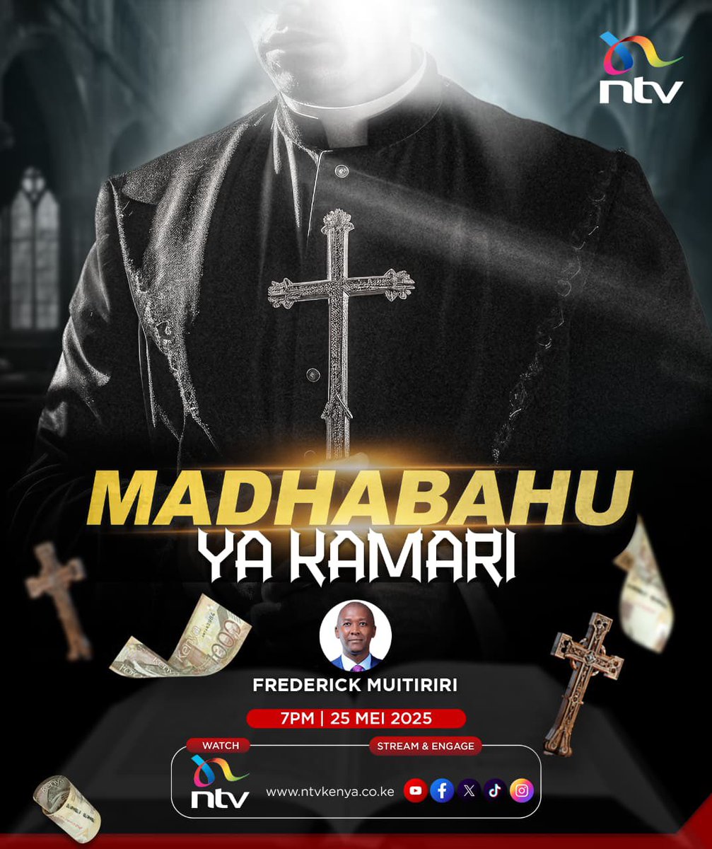 Tonight we unveil some not very sacred stuff happening within our airspace perpetrated by a prophet who ought to lead the flock. Instead, the shepherd is milking the goats dry! 

#MadhabahuYaKamari <a href="/7pm/">Huong Le</a> &amp;  #SacredSwindle
<a href="/9pm/">9pm</a> on <a href="/ntvkenya/">NTV Kenya</a> with myself &amp; Ibrahim Karanja