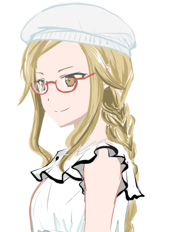 「青龍院櫻子プライベートで眼鏡かけてくれ組合 」|野本かなみのイラスト