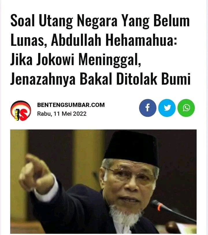 Beginilah kalau sudah mabok agama, otaknya seperti styrofoam kesiram bensin..!