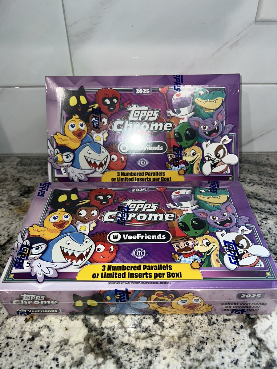 🚨Flash Sale🚨
2 Hobby Boxes Factory Sealed 
$825 Shipped 📦 
<a href="/veefriends/">VeeFriends</a> <a href="/VeeFriendsCards/">VeeFriends Cards</a>