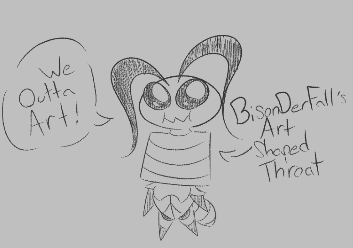 Sorry for no art recently, Mia got hungry and ate it all