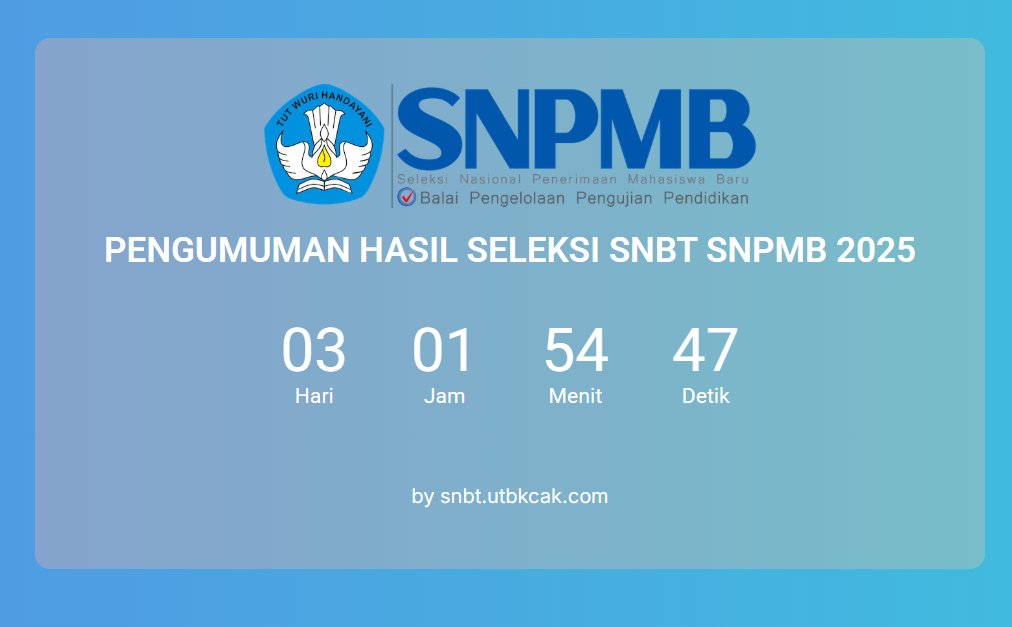INFO SNBP & SNBT 2026 tweet media