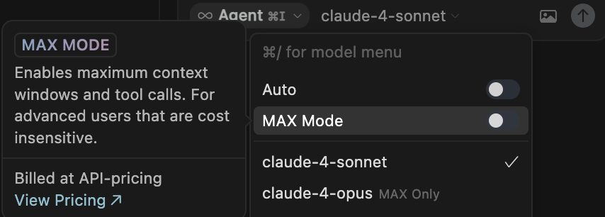 Cursor was unable to fix a bug for more than an hour. Started a new chat, enabled "Max Mode" and in the first attempt fixed it.