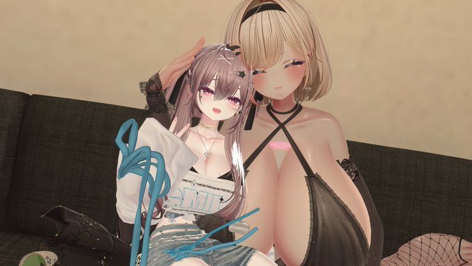 なんかこういう構図ってイベント見たいだよねって話してたツーショ 