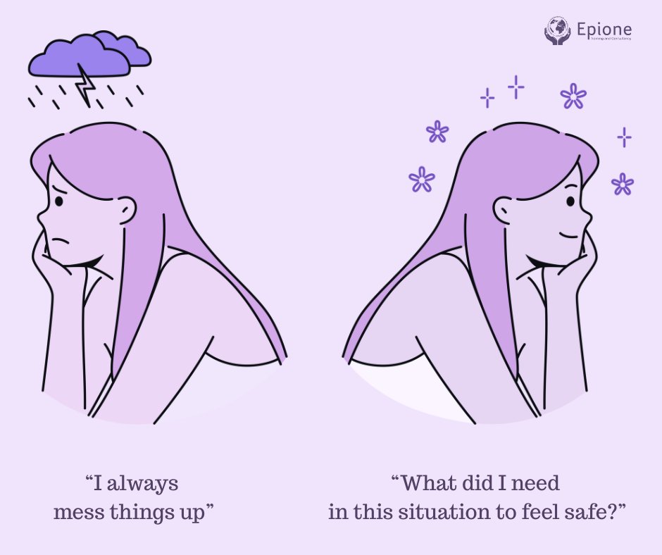 Starting this week by challenging shame!

Patterns repeat until safety is restored. That’s not sabotage, it’s survival.

💔 Criticism screams: “I always mess things up!”

❤️‍🩹 Compassion wonders: “What did I need in this situation to feel safe?”