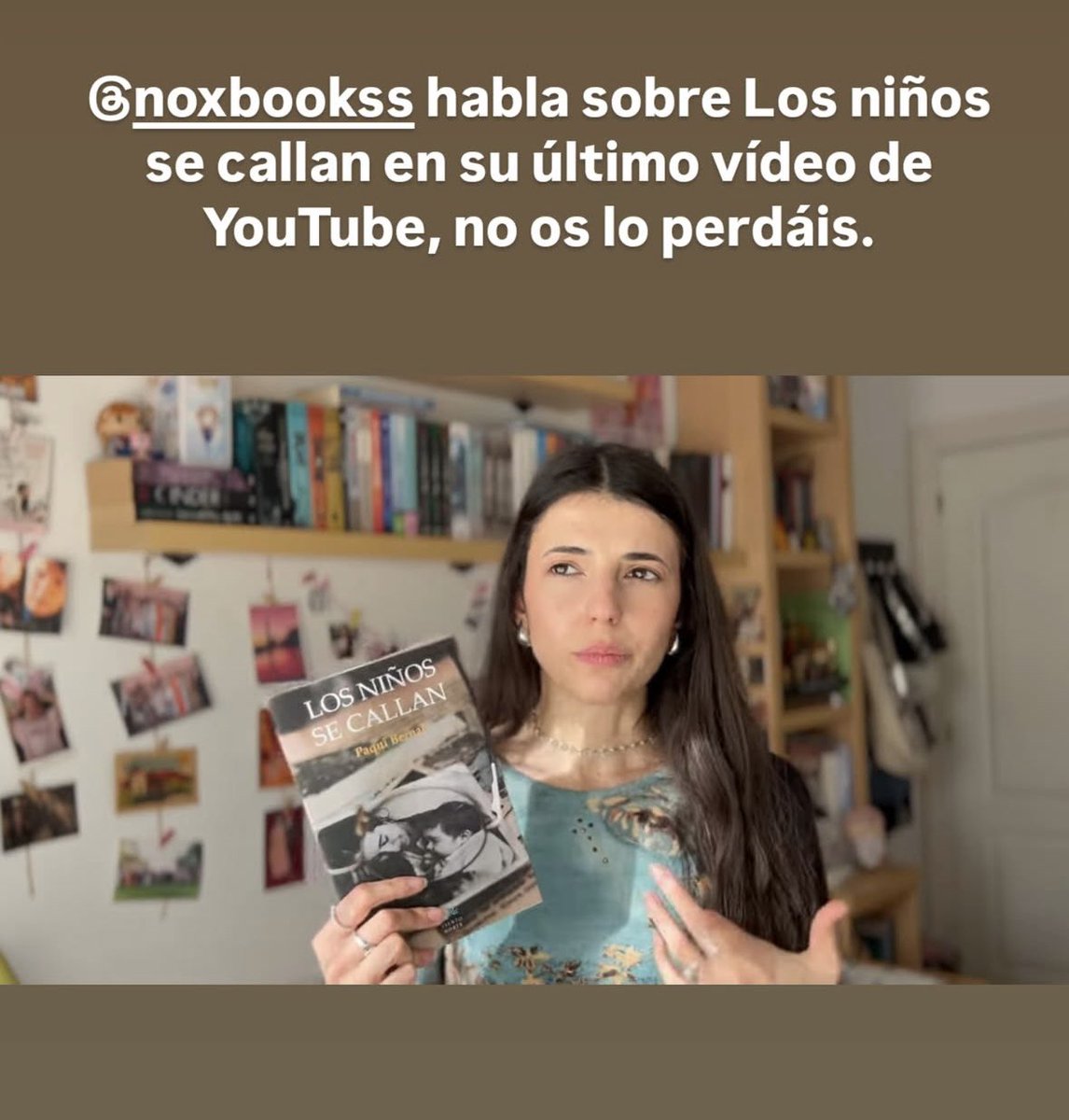 Laura Nox comenta varias de sus lecturas. La segunda es “Los niños se callan” en el minuto 3’45”. Mil gracias a Laura por esta reseña 🙏🏼🤗 Aquí 👇🏼
youtu.be/BSJ396JFxUU?fe…       #losniñossecallan 
<a href="/VientoNorteEd/">Viento Norte Editorial</a> #libros #Novela #Leer
