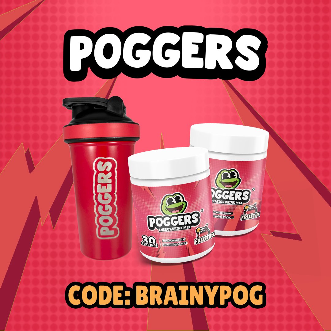 Hi guys, i'm glad to announce i've joined <a href="/PoggersShop/">POGGERS® 🐸</a> family as affiliate ! 💚

Use my creator code for 10% discount on any products :
BRAINYPOG

Or click the link below :
poggerslifestyle.com/BRAINYPOG