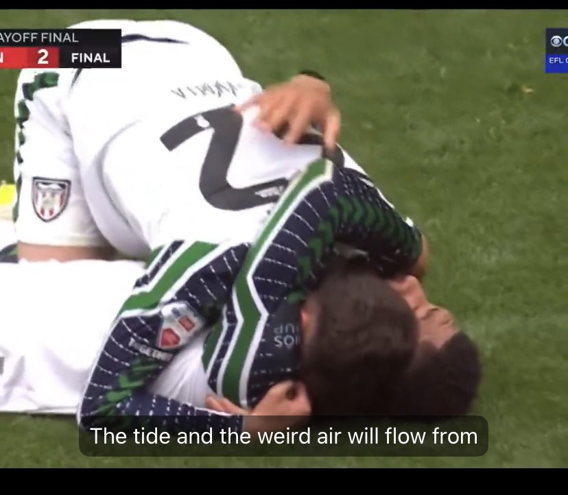 It’s ‘Tyne and the Wear…’ 
(Newcastle &amp; Sunderland rivers)
Regional accents - a step too far for AI/automated subtitles 😂
Any Southerners needing a translation when the mackems (Sunderlanders) head to the Amex next season I’m your lass. Top tip don’t call them Geordies😂 #BHAFC