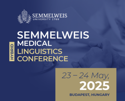 Congratulations to Katalin Fogarasi and the rest of the Semmelweis specialised linguistics team on the success of SLMC 2025!!