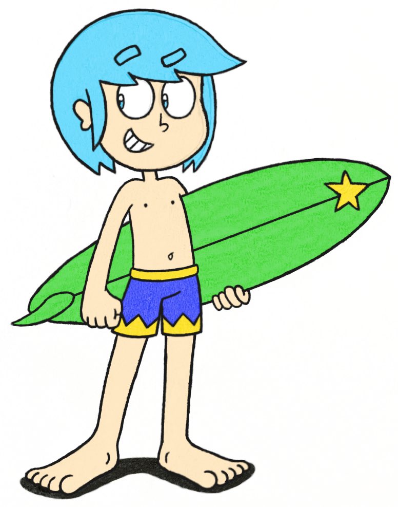 JJSponge120's tweet image. My OC Puck hits the beach for @TapeDoodles’s Summer Collab 2025! ☀️ #Puck #OC #JJSponge120 #TapeSummerCollab25 #Summer #Collab