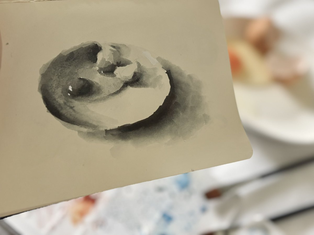 Today’s value study.  #sketch #painting