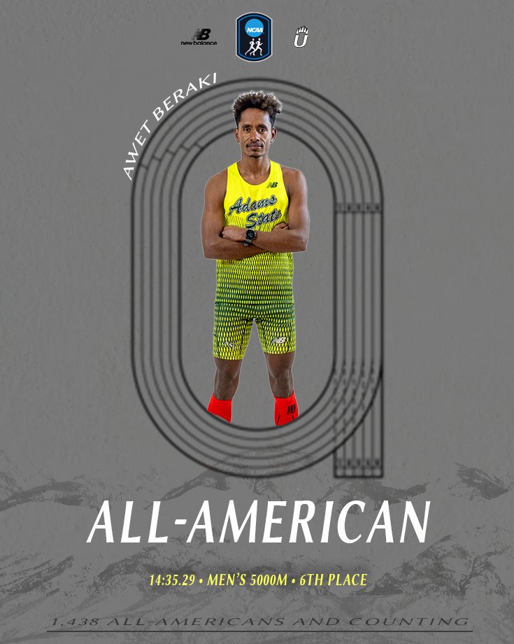 National stage, big performance. Awet Beraki claims 6th in the 5000m final 💥

#GoGrizzGo