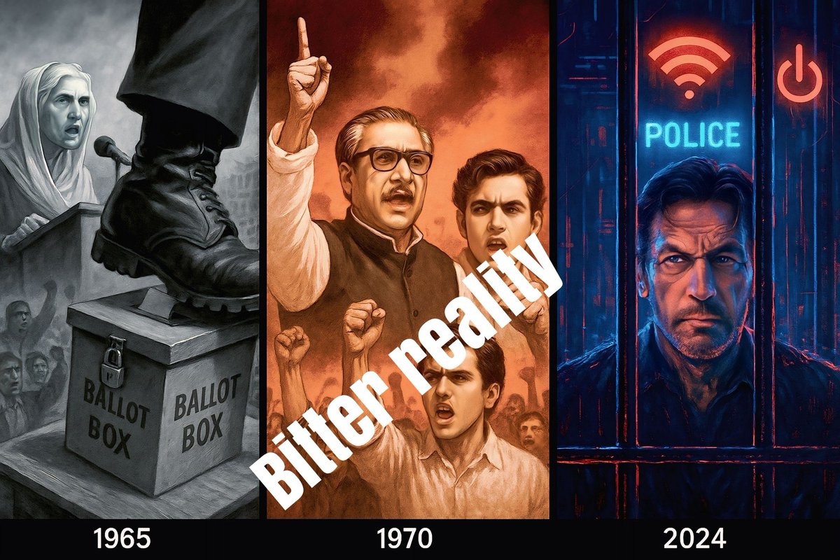 Truth is treason in the empire of lies. Imran Khan  حفظه الله exposed the powerful and is now punished for it. But we see through their games. We stand tall. We march louder. Justice will prevail.
#خان_کی_رہائی_مزاحمت_سے
<a href="/TeamPakPower/">Team Pakistan Power</a>