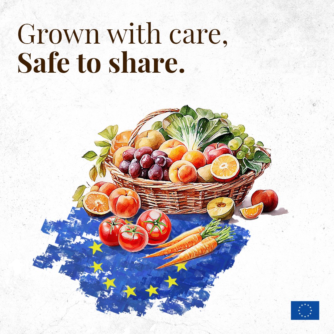 Experts have tested over 140,000 food samples across Europe to check for pesticide residues.

🔹 Over 98% of tested foods met legal standards 
🔹 Most had no trace of pesticides at all 
🔹 The overall risk to our health is very low