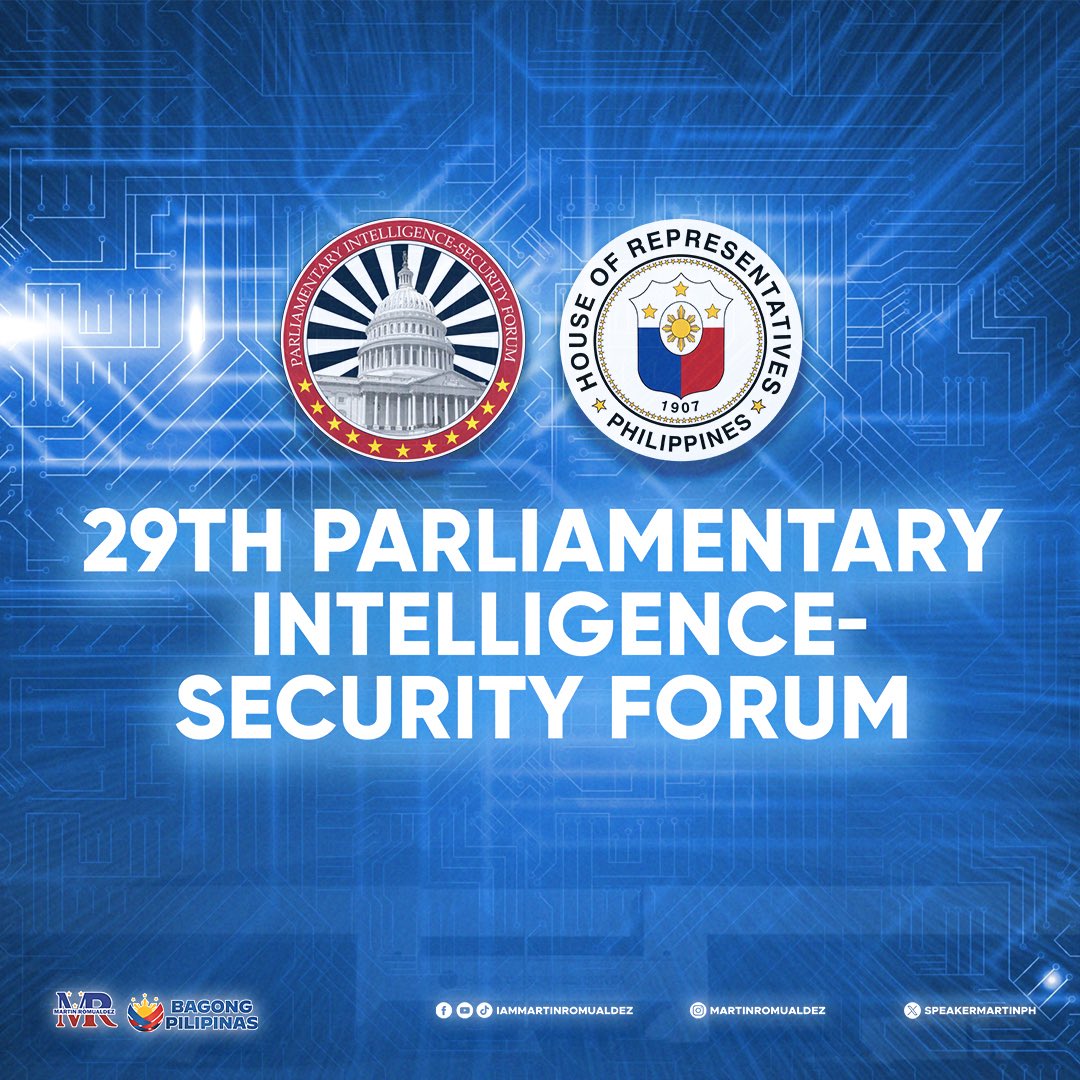 SpeakerMartinPH's tweet photo. Read full story:
https://t.co/voMnBDJz1S

#PISF #Spain #CyberSecurity #MartinRomualdez #19thCongress #HRepPH #LiderNgKongreso https://t.co/WqBwftAe77