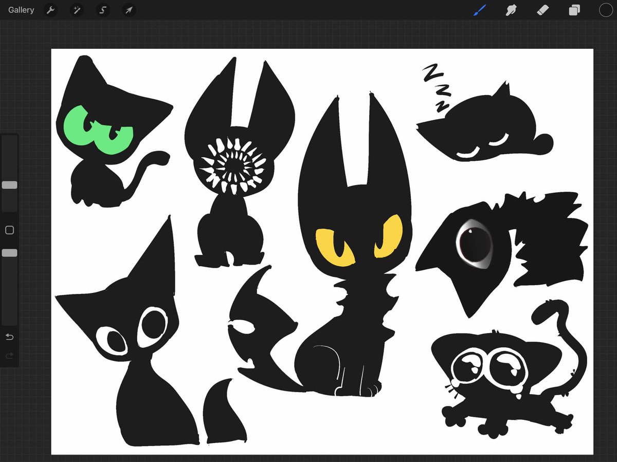 concept designs for an animation project