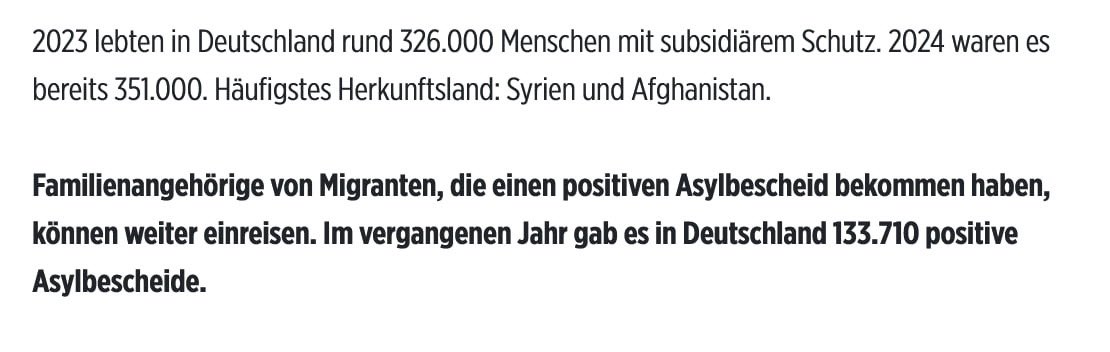 💥ABER WEITERHIN ÜBER 100000 IM JAHR?💥

12000 weniger im Jahr, dennoch weiterhin über 100000 die reinkommen. Eine weitere Großstadt pro Jahr. 

#TEAMHEiMAT