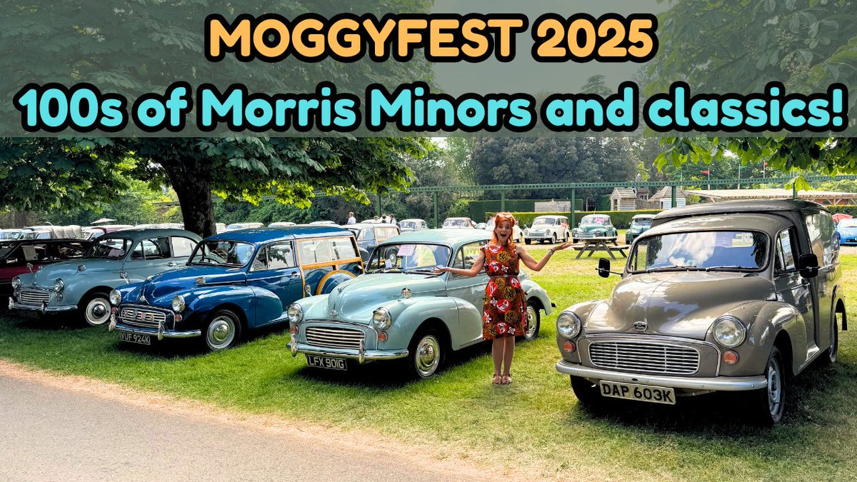 idriveaclassic's tweet image. Moggyfest 2025 - hundreds of Morris Minors and classic cars!
This, for me, is one of THE best events of the year. I’ve tried to cram as many cars in as possible and give you a decent dose of escapism and lovely old cars.
youtu.be/3QUeTPvDUwo