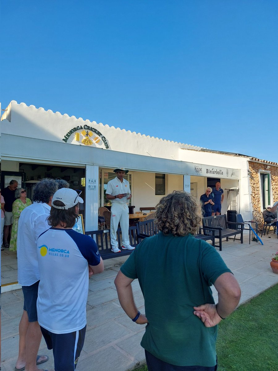 Menorca Cricket Club (@menorcacc) on Twitter photo SATURDAY RESULT (40 overs)
<a href="/MCCOfficial/">Marylebone Cricket Club</a>: 244-4
F. Baig 113, G. Woolley 73
Menorca: 196-8
N. Roussel 62
menorca.play-cricket.com/website/result⦠SATURDAY RESULT (40 overs)
<a href="/MCCOfficial/">Marylebone Cricket Club</a>: 244-4
F. Baig 113, G. Woolley 73
Menorca: 196-8
N. Roussel 62
menorca.play-cricket.com/website/resultā¦