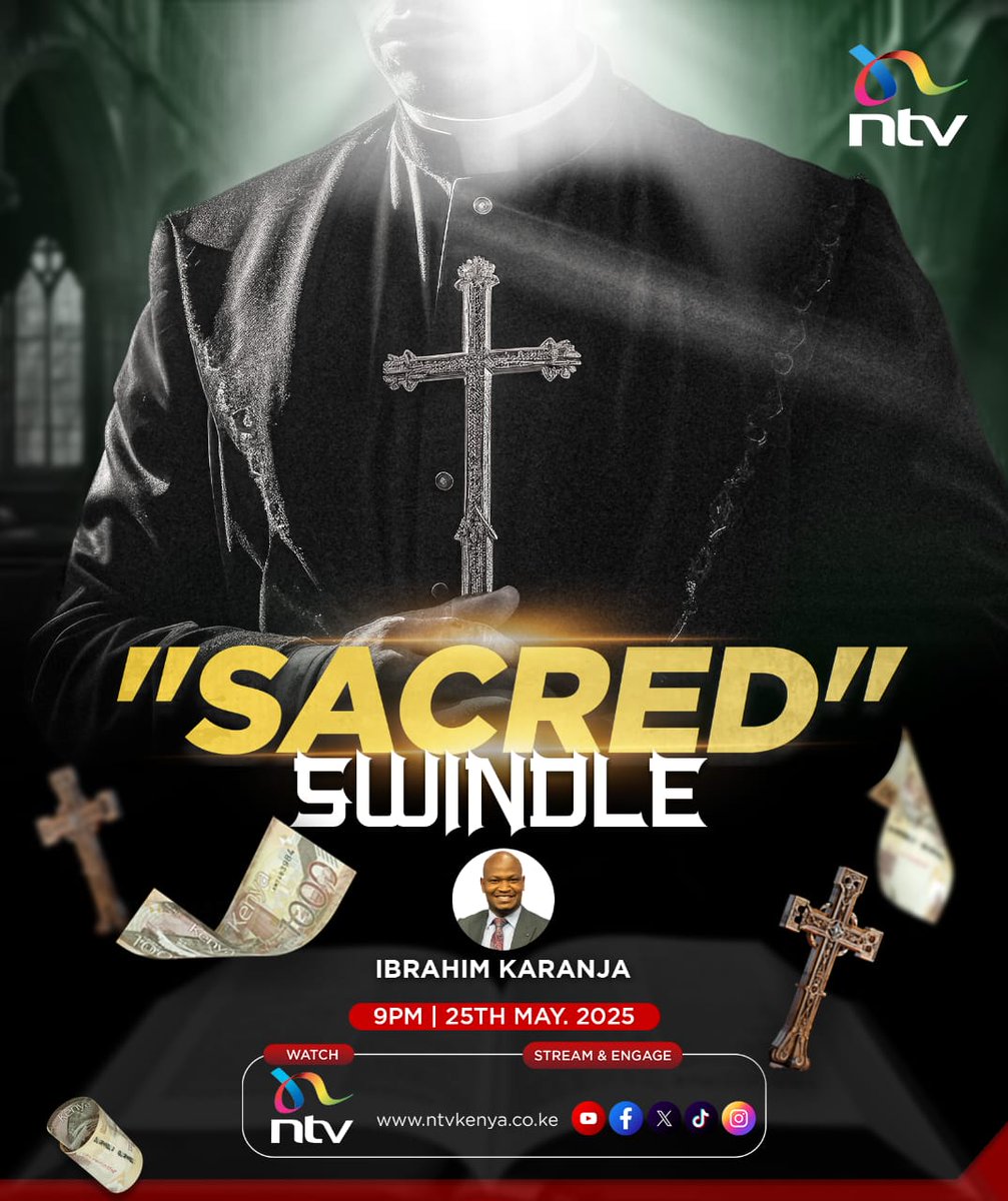 Tonight <a href="/FredMuitiriri/">Frederick Muitiriri</a> and Ibrahim Karanja are taking you to Church, beyond the pulpit that is 7 &amp; 9 pm <a href="/ntvkenya/">NTV Kenya</a>