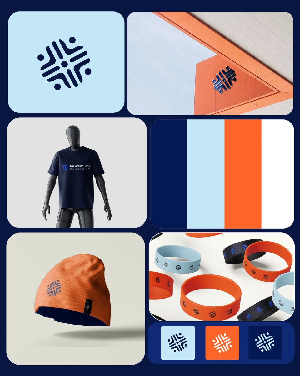 Strategauce's tweet photo. Two Industries. One Unified Brand.

This logo reflects De Crown-Link dual focus:
Mobile tech (phones &amp; accessories) and
Domestic energy (LPG refilling &amp; gas accessories).

A strategic identity built to stop the scroll, command attention, and boost brand recognition. https://t.co/GztCzYLlLk