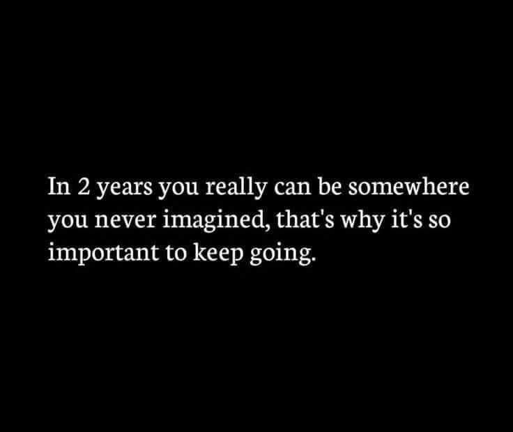 Keep going