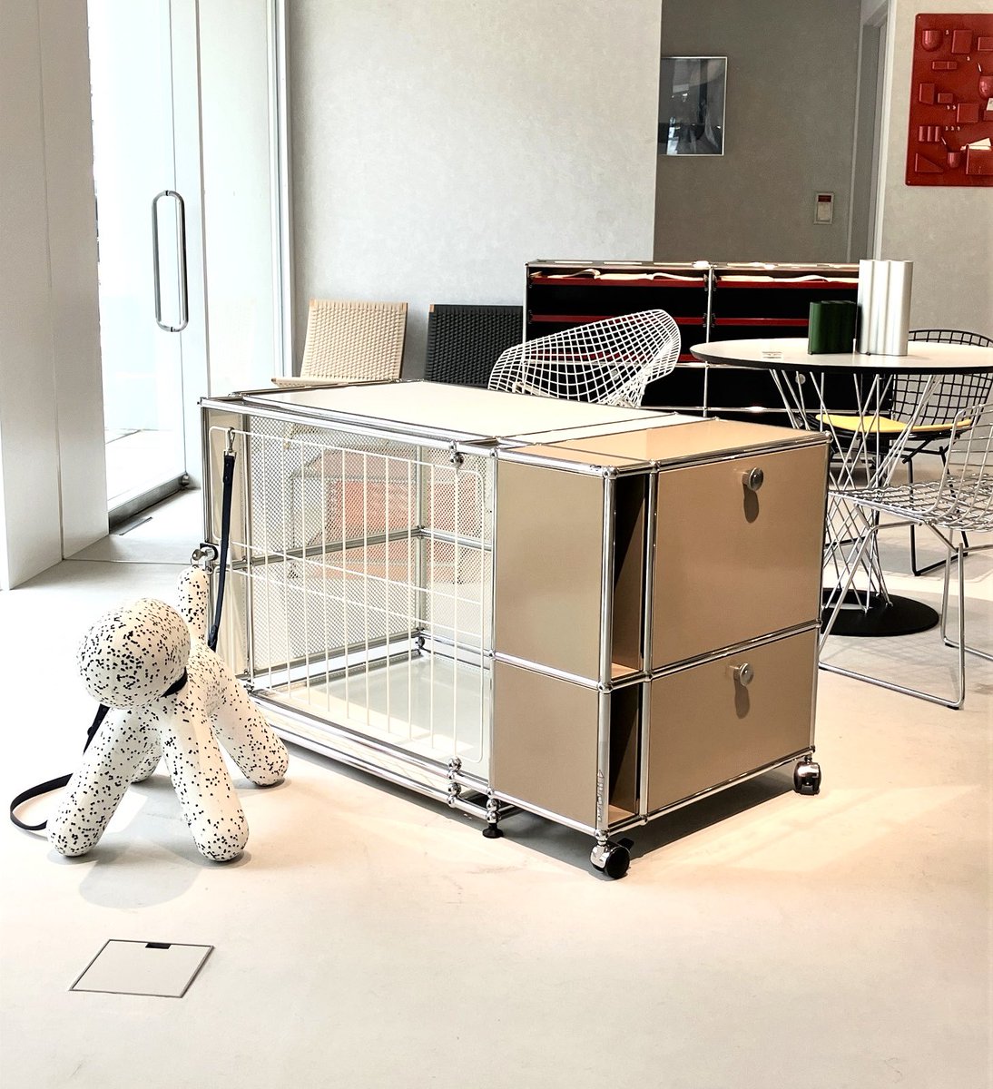 【展示極美品】 USMハラー USM Haller/ハラー USMモラージュファニチャー サイドボード 棚