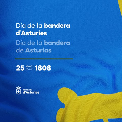 [ + ] Güei ye 25 de mayu, Día de la Bandera d’Asturies, conocida tamién como #asturina. Una xornada pa celebrar esti estandarte, oficializáu en 1990, pero que tien una llarga hestoria, que nos lleva a lo menos hasta’l sieglu XVIII. 🤔¿Qué sabes de la bandera d’Asturies? 🙃¿Por