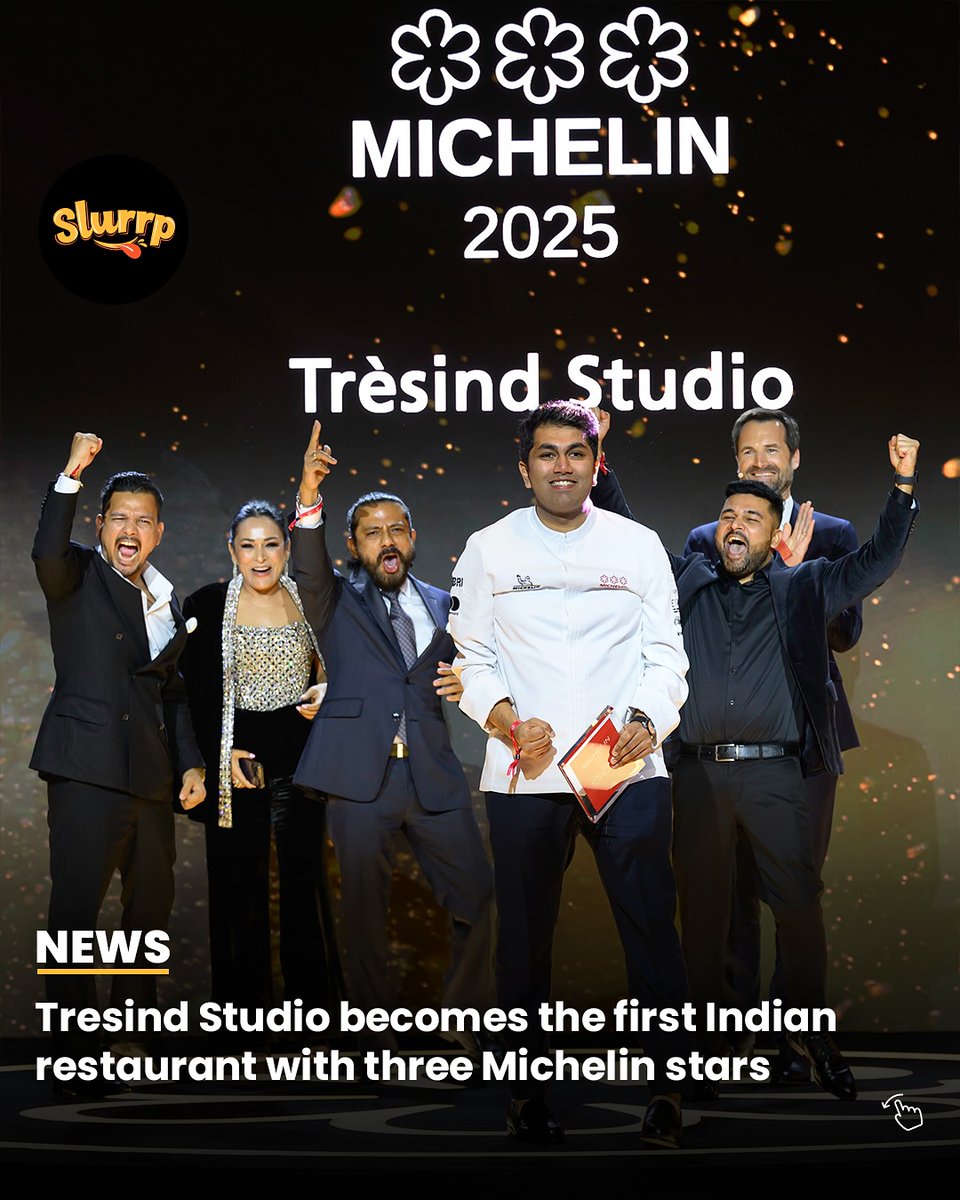 Slurrp (@slurrpapp) on Twitter photo First Indian Resturant with 3 Michelin Stars - Trèsind Dubai Wins Top Honour! Helmed by the Chef Himanshu Saini @chefhimanshusaini, <a href="/tresindstudio/">Trèsind Studio</a> Dubai has earned the highest honour… dlvr.it/TKz0xw #Slurrpcommunity #Cookwithslurrp #news #Michelinstar #MichelinStar25 First Indian Resturant with 3 Michelin Stars - Trèsind Dubai Wins Top Honour! Helmed by the Chef Himanshu Saini @chefhimanshusaini, <a href="/tresindstudio/">Trèsind Studio</a> Dubai has earned the highest honour… dlvr.it/TKz0xw #Slurrpcommunity #Cookwithslurrp #news #Michelinstar #MichelinStar25