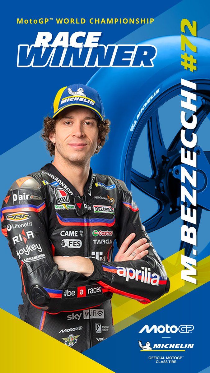 BREAKING NEWS: Marco Bezzecchi wins the #BritishGP 👏👏👏

#MichelinMotoGP