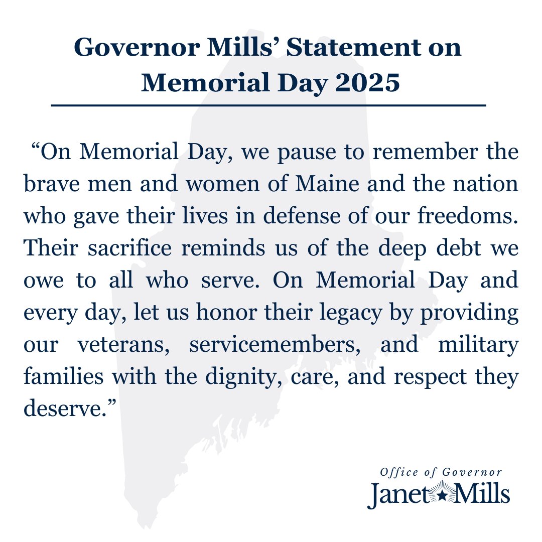 My Statement on Memorial Day 2025: