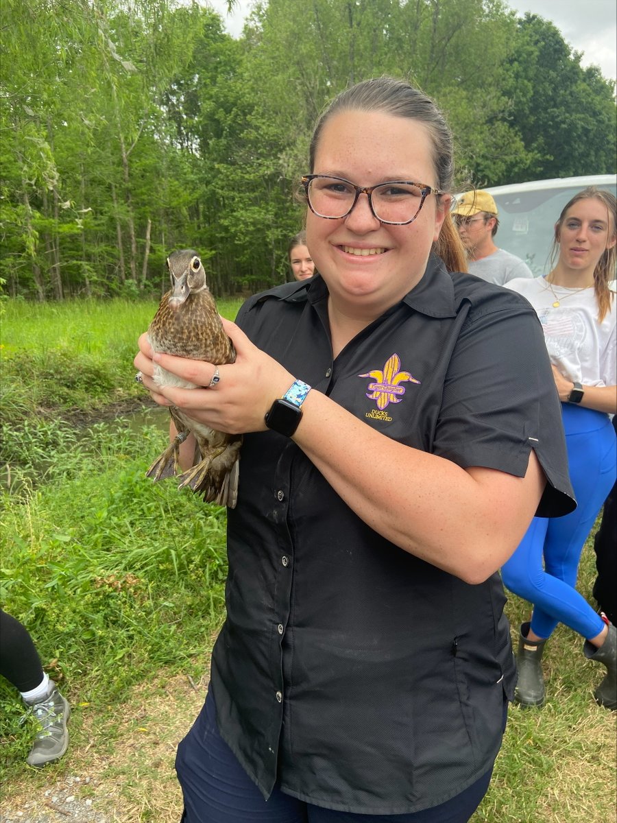 She went from LSU classrooms to Louisiana marshes.

Janice Pearson is an LSU grad helping protect native wildlife right here in her home state 🦆