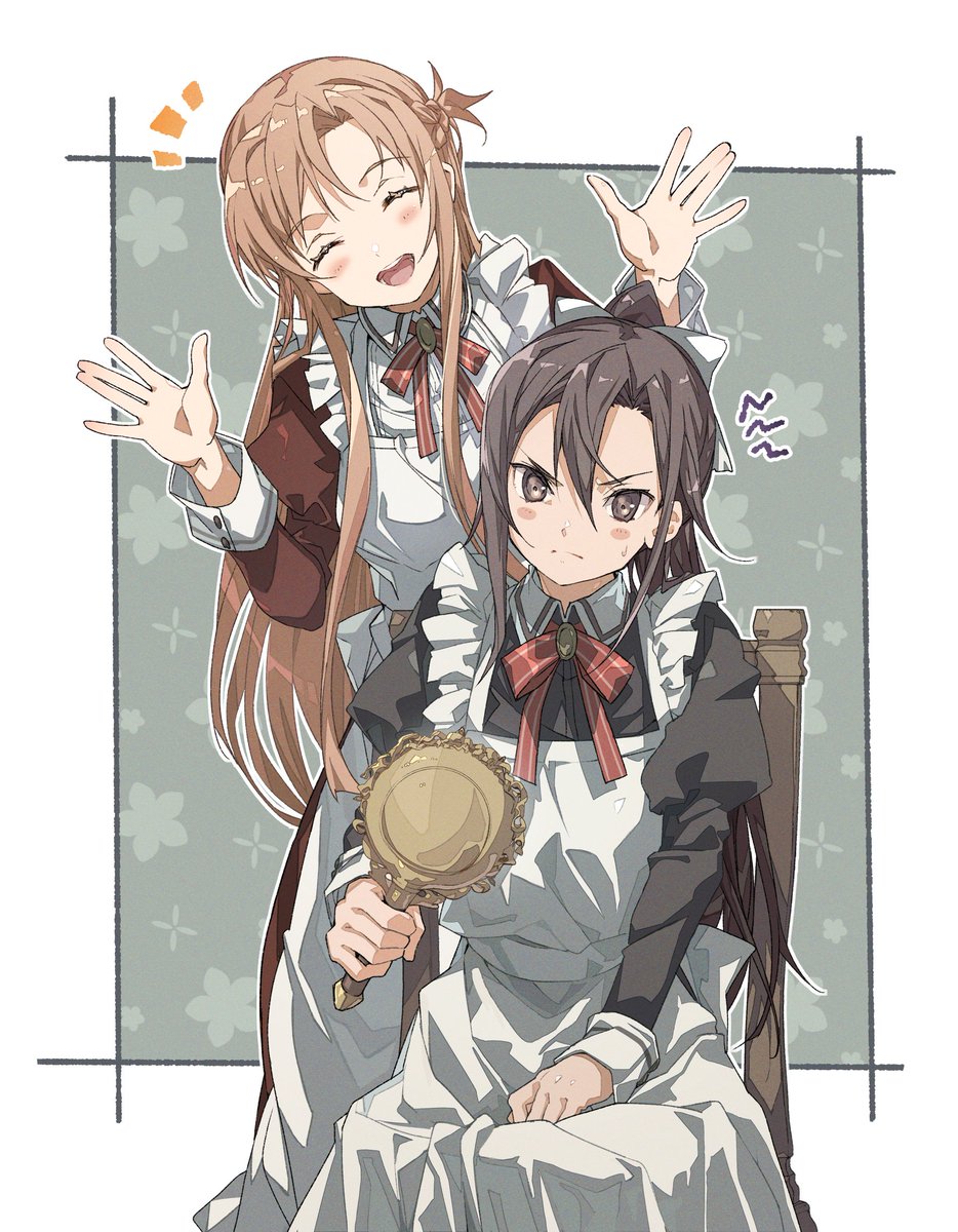 メイドアスナ＆キリトちゃん　#SAO