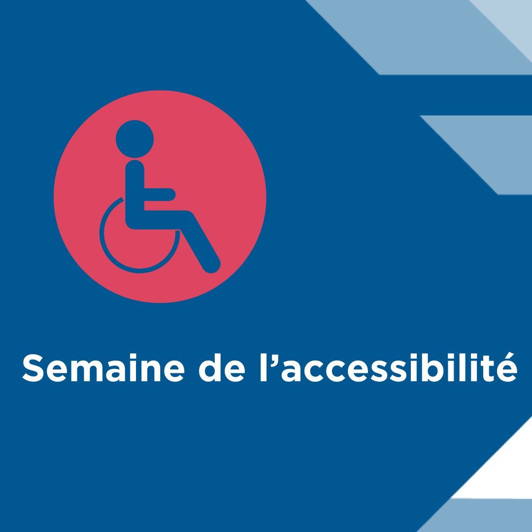 La Semaine nationale de l’accessibilité est une occasion de mettre en lumière l’importance de l’accessibilité et de l’inclusion en milieu de travail et à l'école. Elle invite à réfléchir aux obstacles encore présents et à encourager des milieux plus inclusifs pour toutes et tous