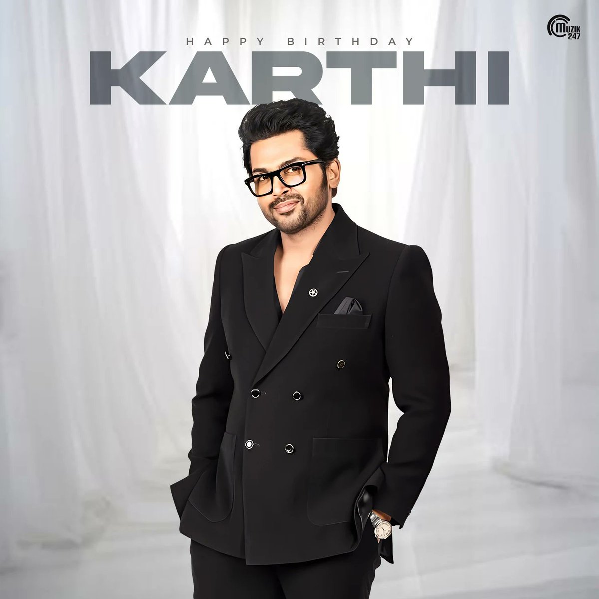 Wishing a very happy birthday to the ever-versatile and inspiring <a href="/Karthi_Offl/">Karthi</a>! A performer par excellence whose dedication continues to elevate Tamil cinema. Here’s to more path-breaking roles and cinematic brilliance ahead.

#HBDKarthi